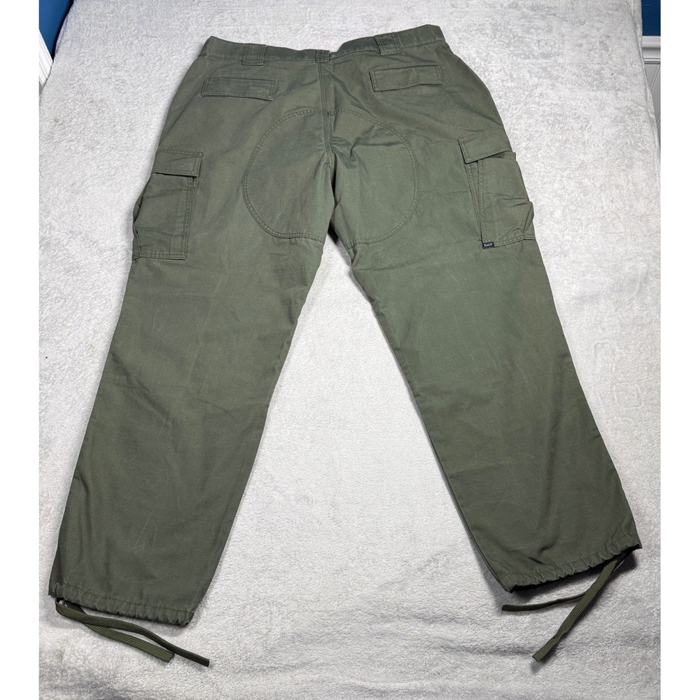 5.11 Tactical TDU Cargo Pants Mens 2XL Regular Green Ripstop 74003-190 - Picture 9 of 11